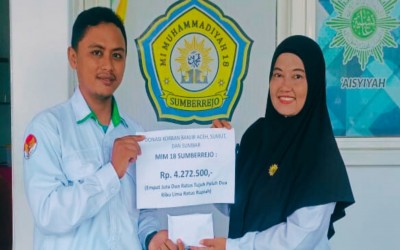 MIM 18 Sumberrejo Laksanakan Aksi Peduli Sesama dengan Menyalurkan Bantuan untuk Korban Bencana Alam di Sumatra